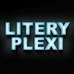 Litery 3D podświetlane od przodu i boku